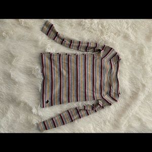 Abercrombie kids striped shirt